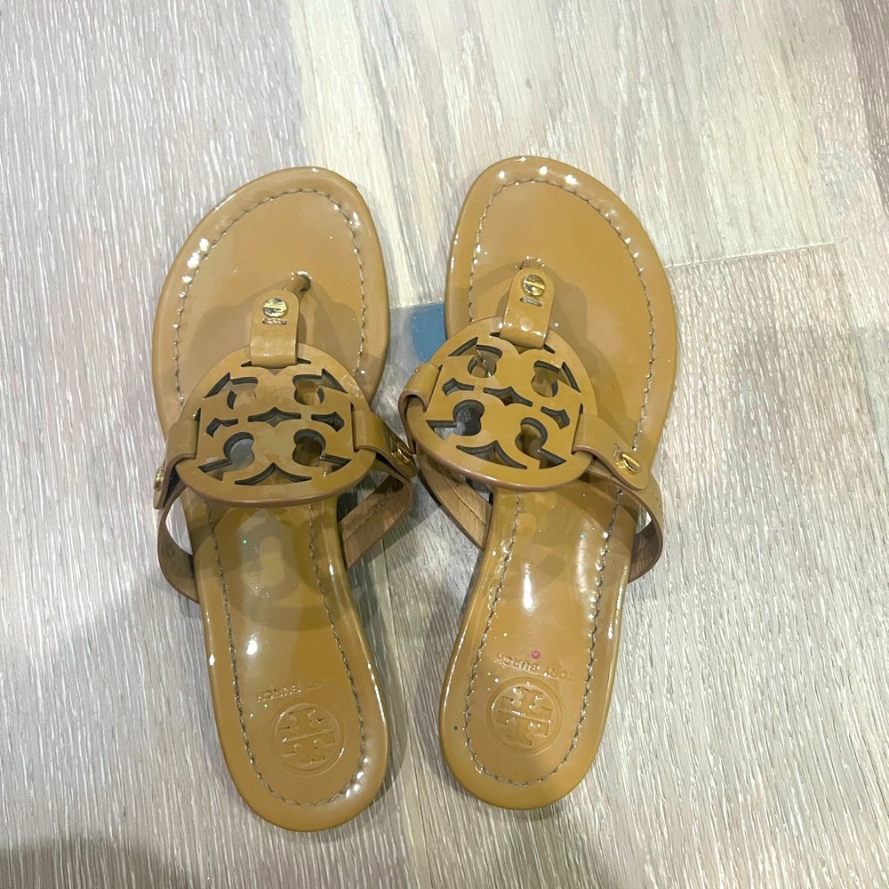 Tory Burch Patent Miller Sandal